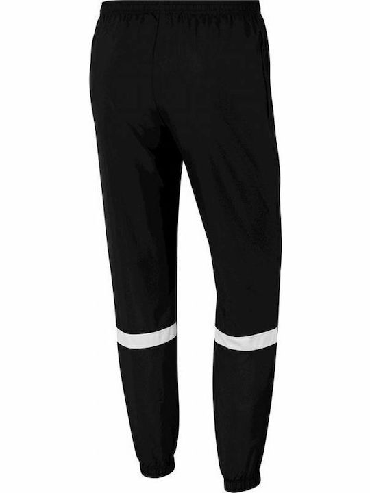 Academy Herren-Sweatpants Dri-FIT Glänzende mit Gummibund Schwarz