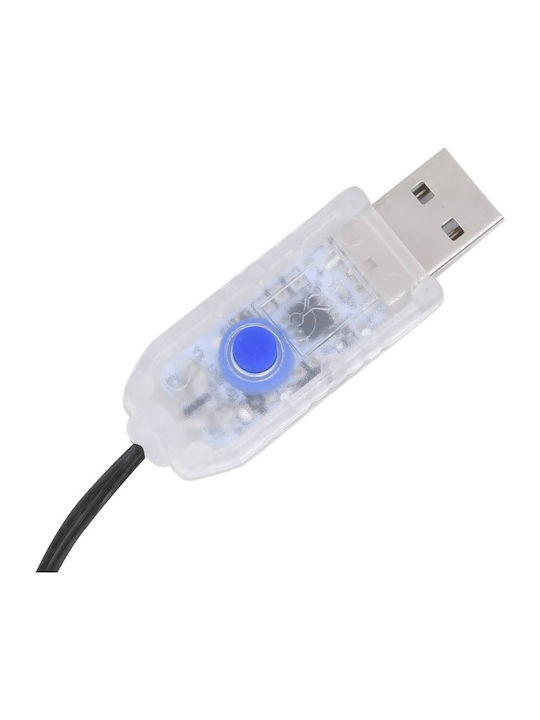 250 Λαμπάκια LED 5μ. x 250εκ. Μπλε τύπου Χταπόδι