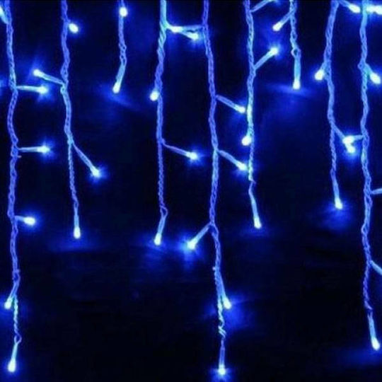 144 Светлини LED 3m. x 60бр Червен тип Дъжд 1бр