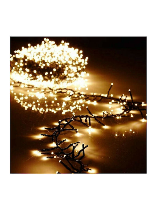 Programmable Christmas LED Light Warm White 16.5m Iliadis