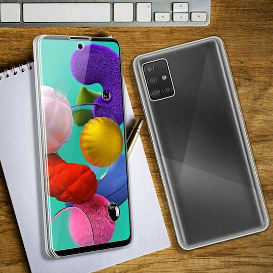 Forcell 360 Full Cover Silicon 0.3mm Transparent (Galaxy A51)