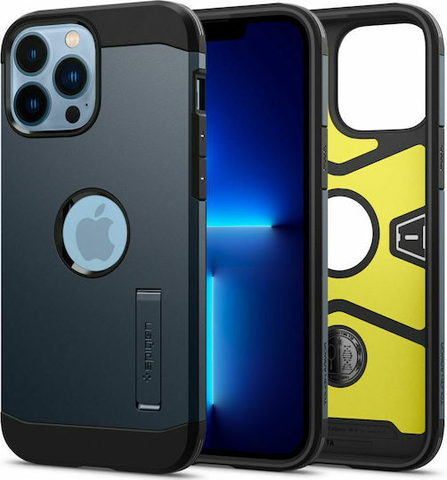 Spigen Tough Armor Plastic / Silicone Back Cover Durable Metal Slate (iPhone 13 Pro Max)