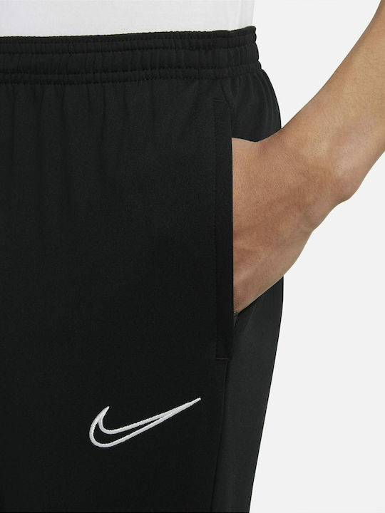 Academy Ποδοσφαιρικό Παντελόνι Φόρμας Dri-Fit Γυαλιστερό Μαύρο