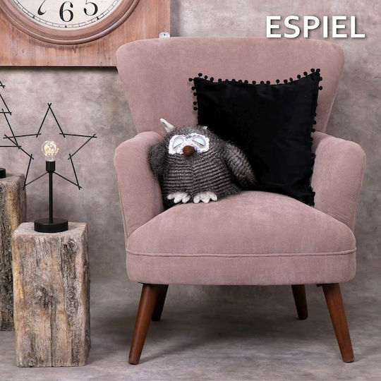 Espiel Metal Illuminated Christmas Decorative Desktop Star 24x10x36cm