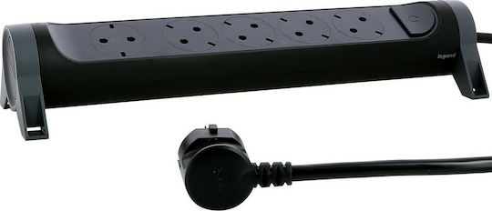 Legrand Surgearrest Steckdosenleiste 5 Steckdosen mit Schalter und Kabel 1,5m