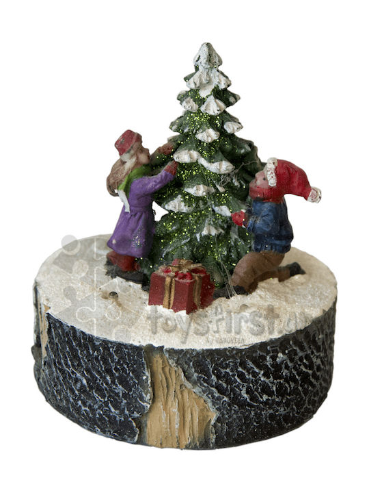 Diakakis Christmas Illuminated Decorative with Battery 10x9x9cm.