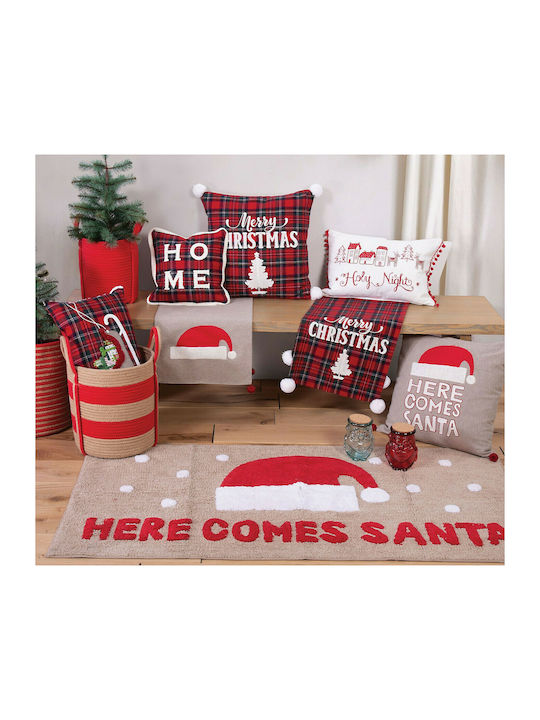 Nef-Nef Homeware Santa Night Коледно Покривка за маса Тичър Сив Д150xШ33см.