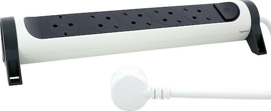 Legrand Power Strip 5 Positions with Switch and Cable 1.5m