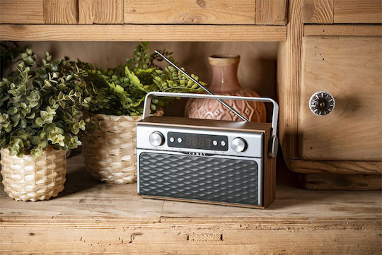 Camry CR1183 Retro mit Bluetooth und USB Braun