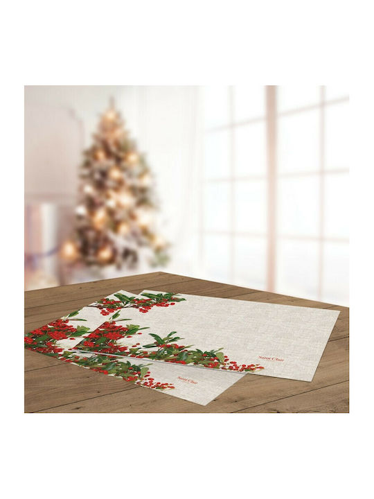 Saint Clair Christmas Plastic Placemats Ornament L45xW33cm