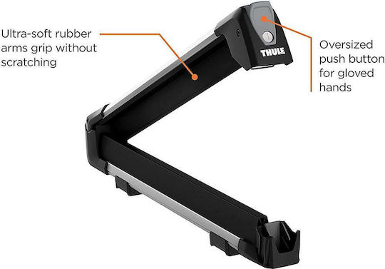 Thule SnowPack Car Ski Mounts Suitable for 6 Ski Pairs or 3 Snowboards