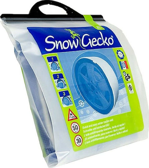 SnowGecko M Anti-slip Snow Socks Medium Passenger Car 2pcs