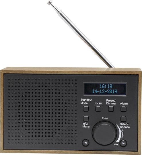 Denver DAB-46 Cu alimentare la rețea / baterie DAB+ Negru