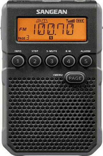 Sangean DT-800 Ραδιοφωνάκι Μπαταρίας Μαύρο
