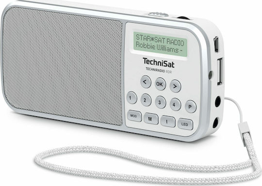Technisat TechniRadio Mini Radio Rechargeable DAB+ with USB White