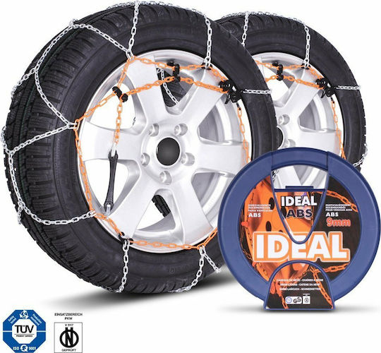 Picoya Ideal ABS 006 Αντιολισθητικές Αλυσίδες Πάχους 9mm Επιβατικού Αυτοκινήτου 2τμχ