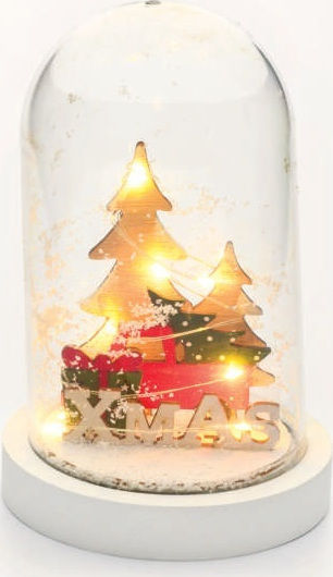 Christmas Illuminated Decorative Jar 19x11x19cm LED Plastic 11x19cm