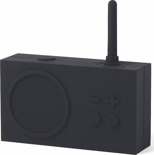 Lexon Tykho 3 Tragbares Radio mit Bluetooth Schwarz