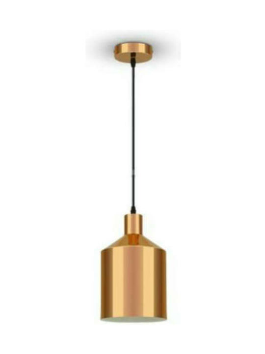 V-TAC Pendant Light Rose Gold with Socket E27 17cm