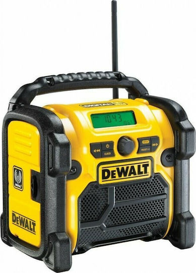 DEWALT DCR020 Επιτραπέζιο Ραδιόφωνο Μπαταρίας DAB+ Κίτρινο