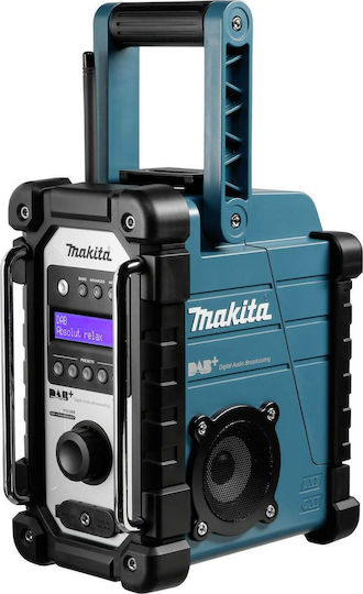 Makita DMR110N Επιτραπέζιο Ραδιόφωνο Επαναφορτιζόμενο DAB+ Μπλε