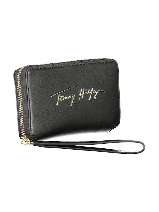 Tommy Hilfiger Iconic Μεγάλο Γυναικείο Πορτοφόλι Μαύρο