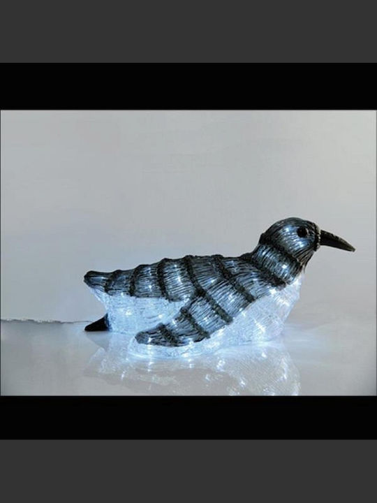 Eurolamp Illuminated Christmas Plastic Figure Penguin Length 30cm