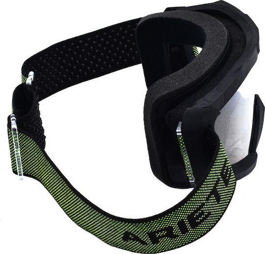 Ariete Motocross Goggles 07 Next Gen 12960-NPG Black/Green