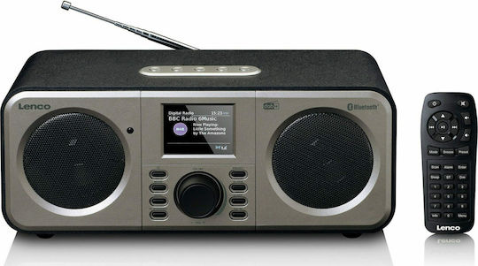 Lenco DAR-030BK Cu alimentare la rețea DAB+ cu Bluetooth Negru