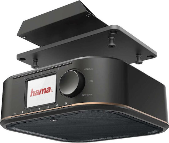 HAMA DR350 Επιτραπέζιο Ραδιόφωνο Ρεύματος DAB+ Μαύρο