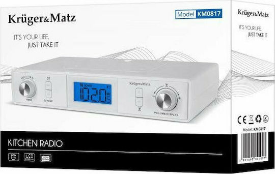 Kruger & Matz KM0817 Cu baterie cu Bluetooth Alb