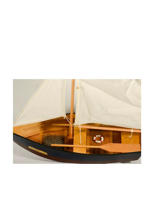 Christmas Boat Sailboat Wooden 44x45cm