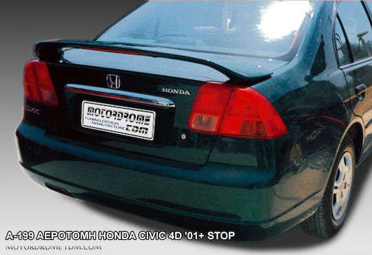 Motordrome Car Rear Spoiler from Polyurethane Honda Civic 2000-2005