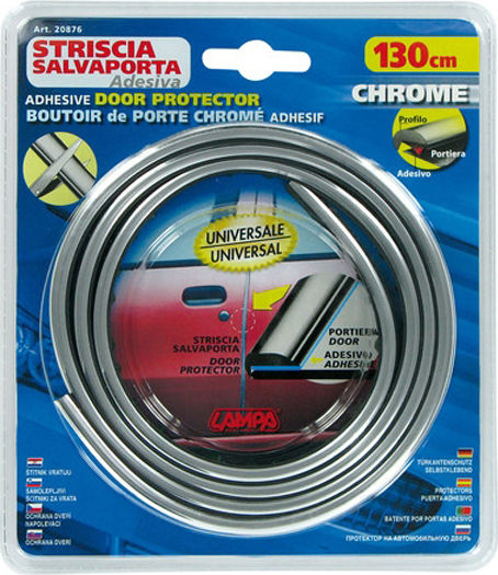 Lampa Αυτοκόλλητο Προστατευτικό Αυτοκινήτου 130cm Πόρτας Αυτοκινήτου σε Ασημί Χρώμα