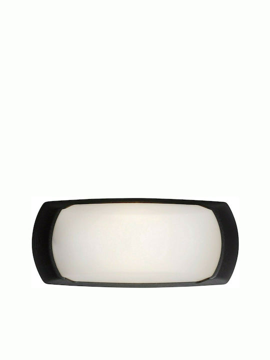 Fumagalli Francy Waterproof Wall-Mounted Outdoor Ceiling Light IP66 E27 Black