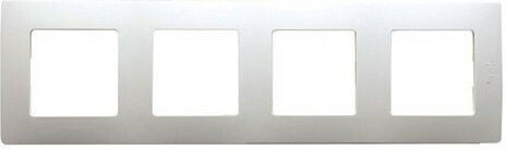 Legrand Niloe Switch Frame 4 Positions Vertical Installation in White Color 665004
