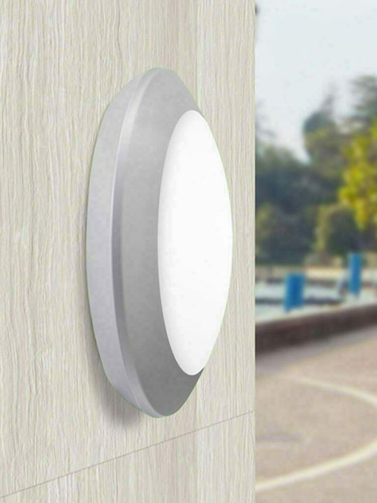 Fumagalli Berta Επιτοίχια Εξωτερική Πλαφονιέρα E27 IP66 27.5x27.5x8εκ.
