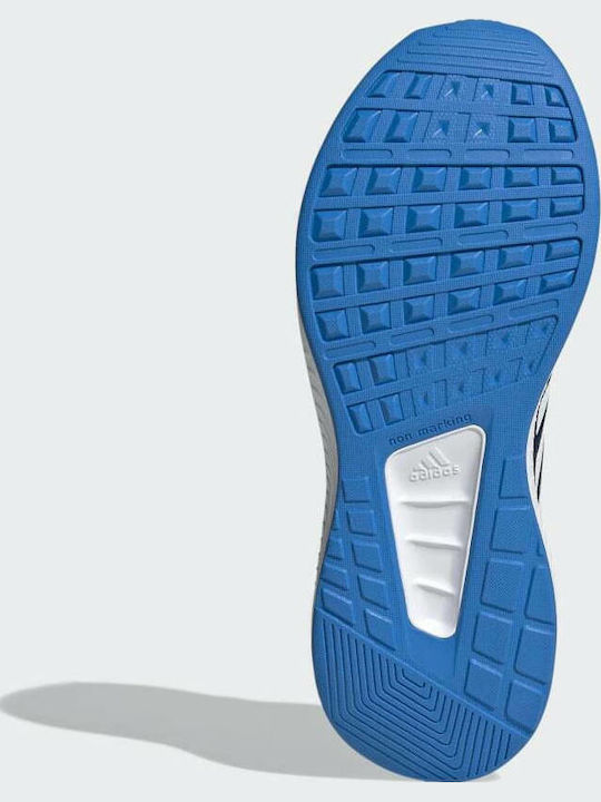 Runfalcon 2.0 K Kids Sports Shoes Running with Laces Dark Blue / Cloud White / Blue Rush