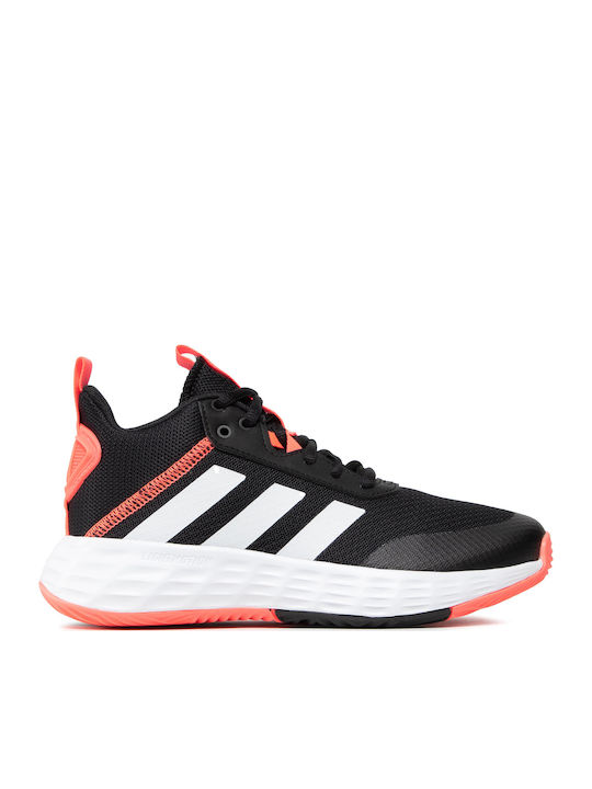 Adidas Αθλητικά Παιδικά Παπούτσια Μπάσκετ OwnTheGame 2.0 K Core Black / Cloud White / Turbo