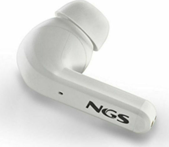NGS Artica Crown In-ear Bluetooth Handsfree Earphones with Charging Case White