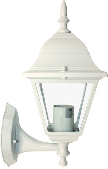 Aca Стенно Външно Фенерче E27 IP45 20.1x34.4εκ.