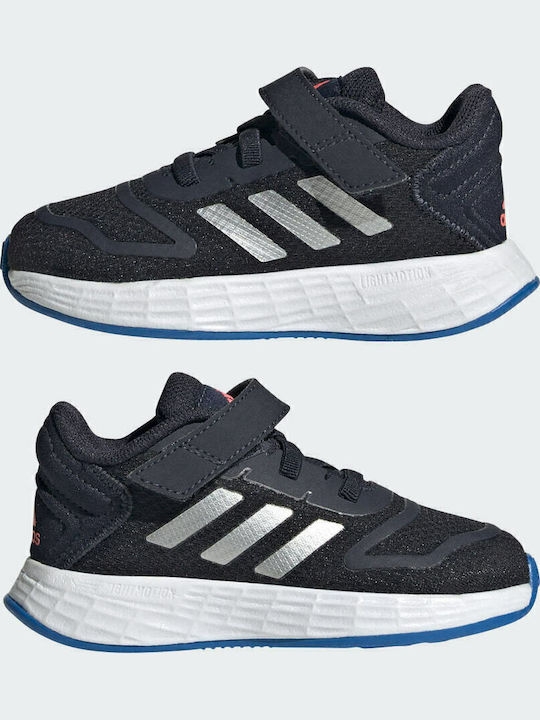 Duramo Duramo 10 EL I Kids Sports Shoes Running with Hoop & Loop Closure Legend Ink / Silver Metallic / Blue Rush