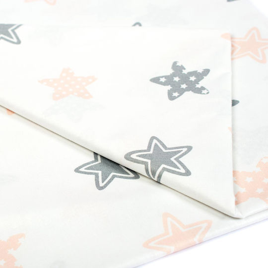Dimcol Star Πάνα Αγκαλιάς Χασέ Γκρι 80x80εκ.