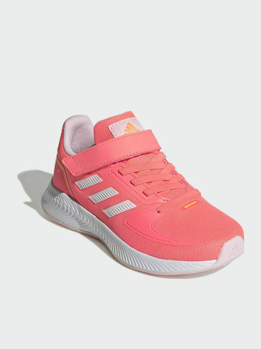 Runfalcon 2.0 K Αθλητικά Παιδικά Παπούτσια Running με Σκρατς Acid Red / Cloud White / Clear Pink