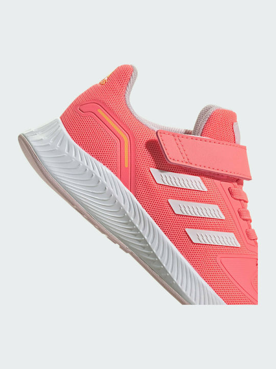 Runfalcon 2.0 K Αθλητικά Παιδικά Παπούτσια Running με Σκρατς Acid Red / Cloud White / Clear Pink