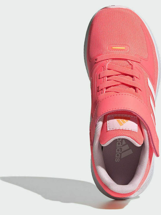 Runfalcon 2.0 K Αθλητικά Παιδικά Παπούτσια Running με Σκρατς Acid Red / Cloud White / Clear Pink