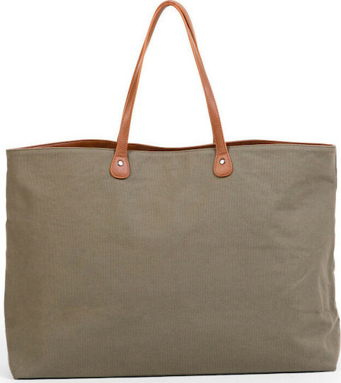Childhome Shoulder/Hand Diaper Bag Family Khaki 55x18x40cm.