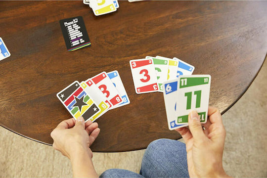 Board Game Phase 10 for 2-6 Players 7+ Years Old Mattel