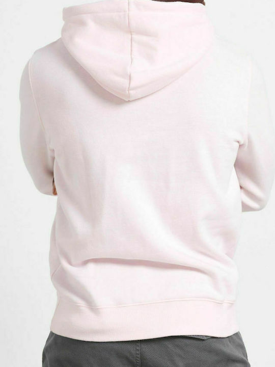 Funky Buddha Men's Sweatshirt with Hood & Pockets Pink