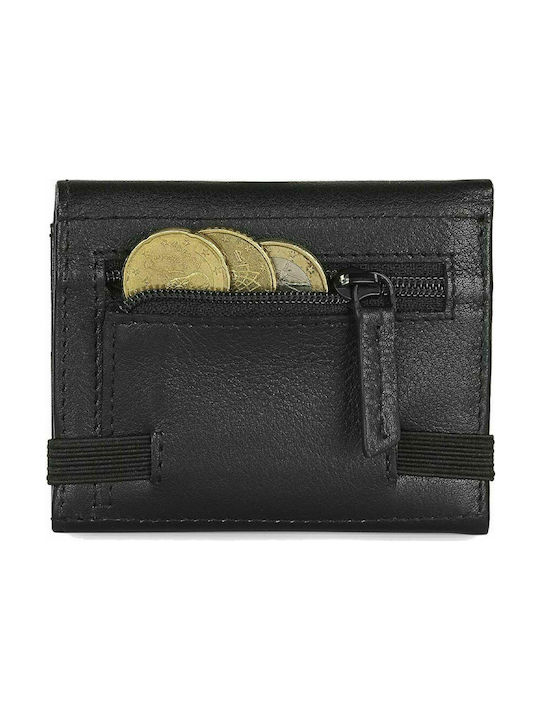 Leather Men's Wallet Classic with RFID Black